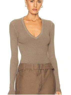 AGOLDE Tavi Bodysuit Biscotti Medium